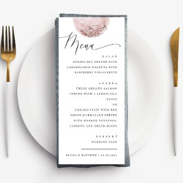 Menu Romântico Luar Rosa | Jantar de Casamento Celestia