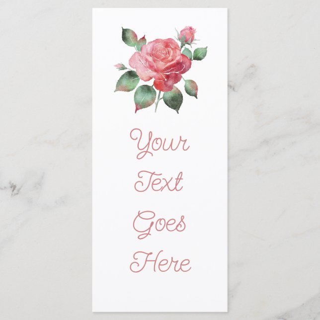 Menu Rosa Delicada (Frente)