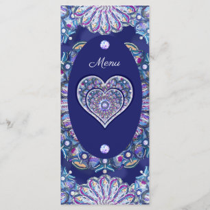 Menu Rosace Azul