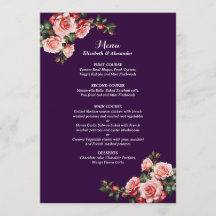 Rosas roxas escuras e mal-humoradas, casamento de 