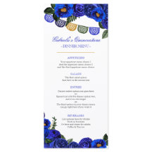 Royal Blue Rosas Russo Western Charra