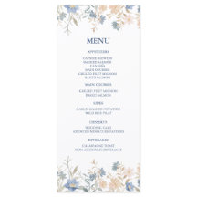 Rustic Floral Boho Blue e Beige Wedding