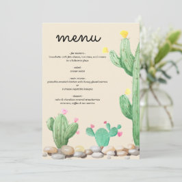 Menu Símbolo de Gráficos e Presentes Cactus Caquosos