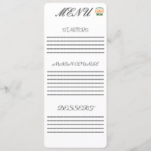 MENU SIMPLES CLIENTE BRANCO LIMPO CONTEMPORÂNEO MODERNO