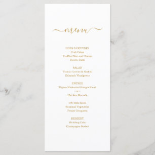 Menu Simples para Casamento ou Outra Ocasião Espec