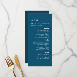 Menu Simplesmente Moderno, Trendy Wedding
