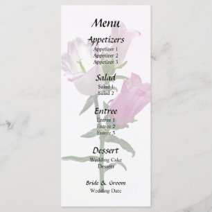 Menu Sinos de Canterbury Rosa