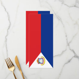 Menu Sint Maarten flag