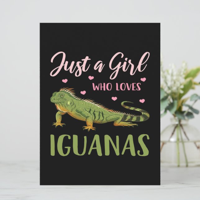 Menu Só Uma Garota Que Ama Iguanas (Em pé/Frente)