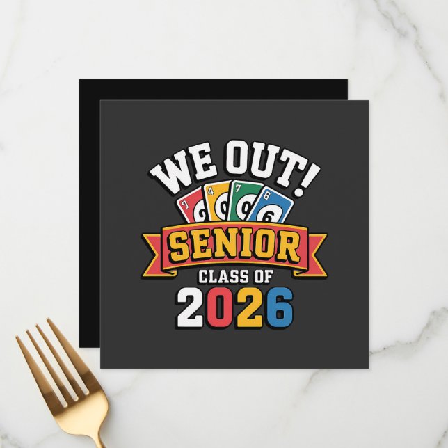 Menu Somos a Turma de Formandos de 2026 (Frente/Verso In Situ)