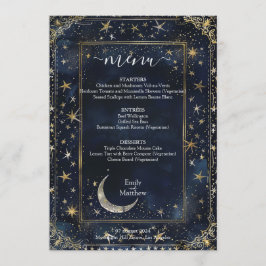 Menu Starry Night Romance Wedding