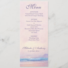 Menu Summer Sea