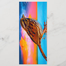 Menu Sunset Melody Bookmark