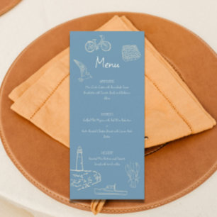 Menu Tema Cabo Cod