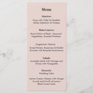 Menu Tema moderno mínimo