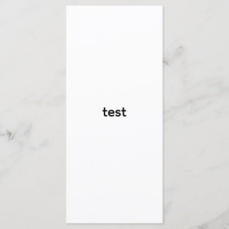 Menu teste