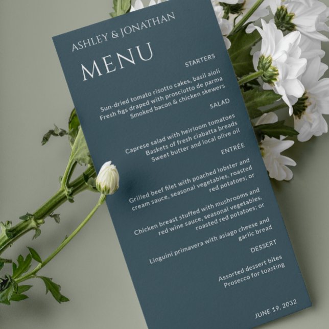 Menu Texto Mínimo Negrito Destaca Casamento (Criador carregado)