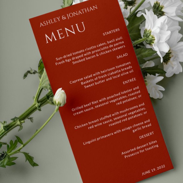Menu Texto Mínimo Negrito Destaca Casamento (Criador carregado)