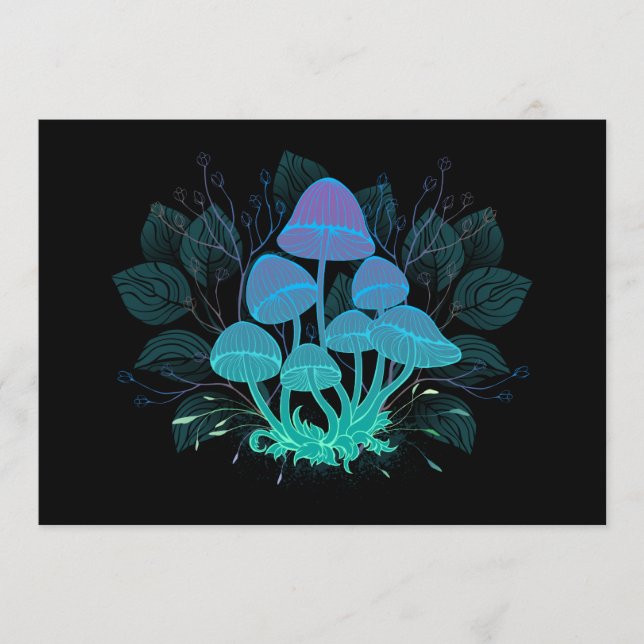 Menu Toadstools em arbustos (Frente)