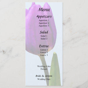 Menu Tulipa Roxa Única