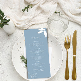 Menu Um Azul Dusty I Moderno Minimalista I Branch Sai