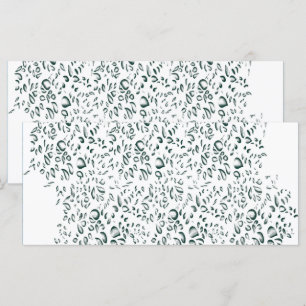 Menu um fundo branco com muitas gotas de água