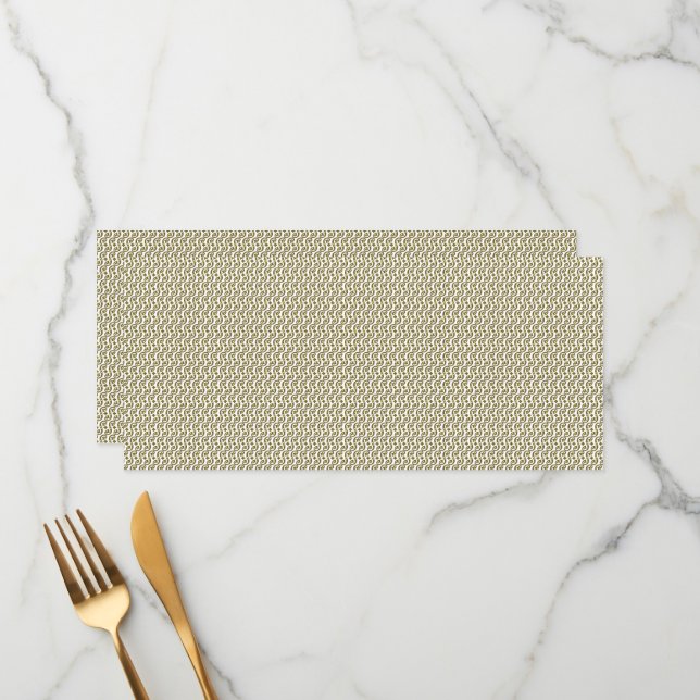 Menu Um tapete retangular com padrão geométrico intrinc (Frente/Verso In Situ)