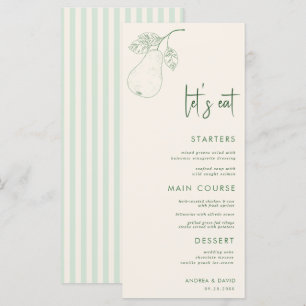 Menu Vamos de Tema Par Perfeito Eat Casamento Script