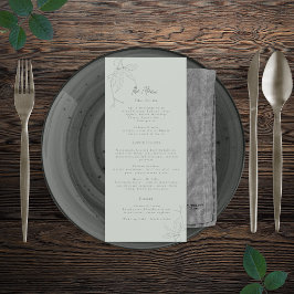 Menu Vinhas Mãos Mínimas Cinzas Verdes