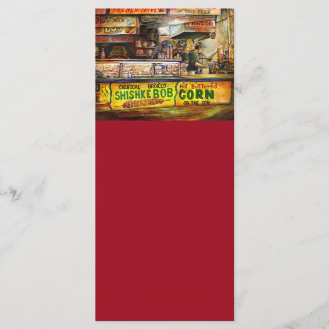 Menu Você não pode competir com isso (Frente)