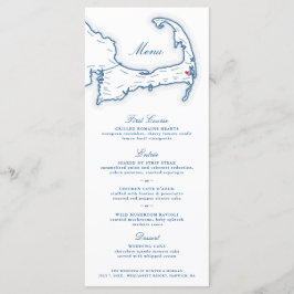 Menu Wequassett Resort Harwich MÃE Wedding
