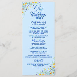 Menu Wildflower Bliss