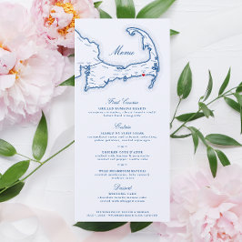 Menu Wychmere Harwich Port Cape Cod Marinho Blue