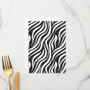 Menu Zebra Stripes Impressão