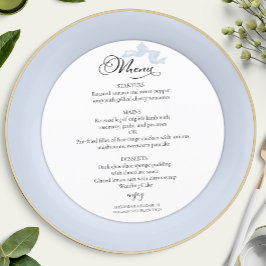 Menus de Casamento de Aquarela | Caligrafia Arco a