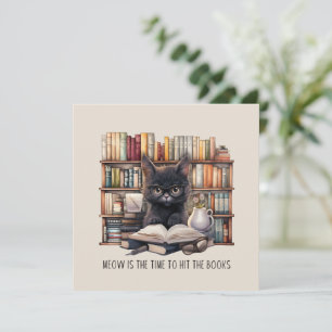 Meow É A Hora De Atingir Os Livros