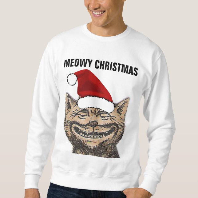 MEOWCHRISTMAS Camisas de gato (Frente)