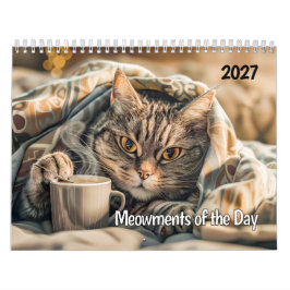 Meowmentos do Dia - Calendário de Gatos
