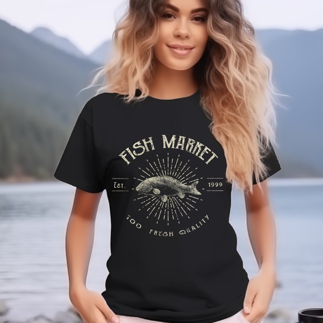 Mercado do peixe 100 T-Shirt de qualidade fresca (Criador carregado)