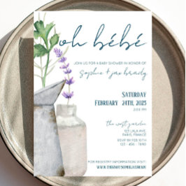 Mercado Francês - Flores - Convite ao Chá de frald