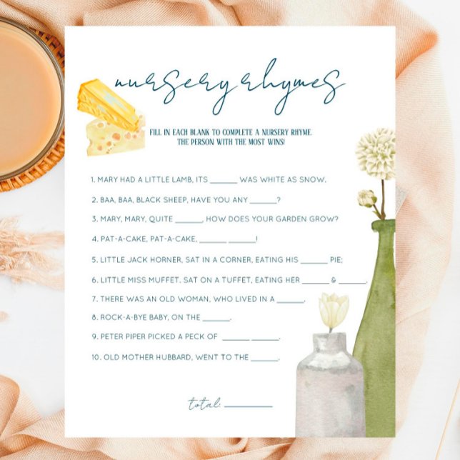 Mercado Francês - Jogo de Rímes de Nursoros do Chá (Criador carregado)