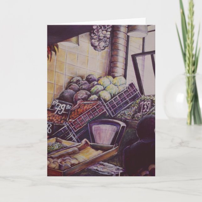 Mercado Húngaro — Budapest — Cartão de Saudação (Frente)