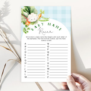 Mercado local de agricultores Jogo de raça Bebê