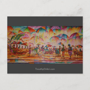 Mercado Umbrella - Cartão postal