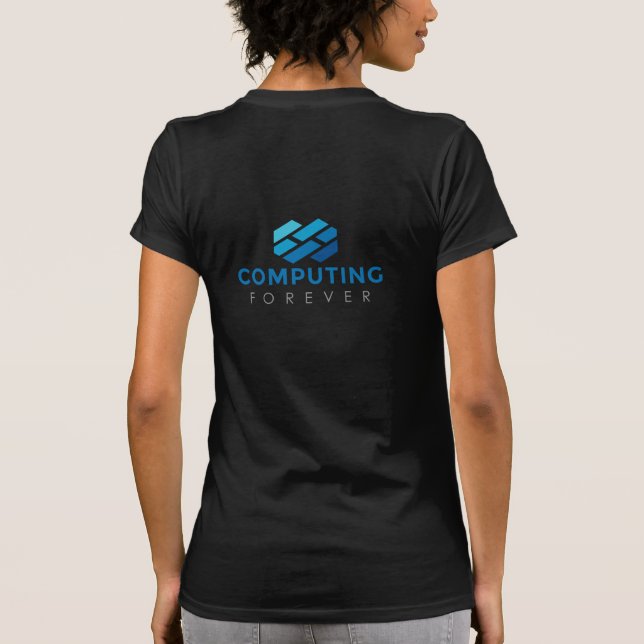 Mercadoria do t-shirt das mulheres do (Verso)
