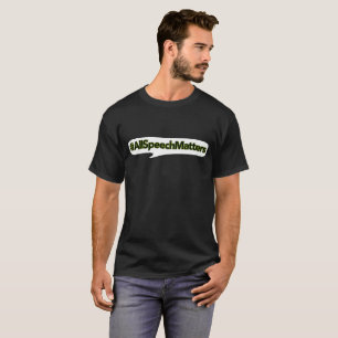 Mercadoria do t-shirt do #AllSpeechMatter