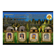 Merch Oficial do Lago Erie, Poster indígenas Erie