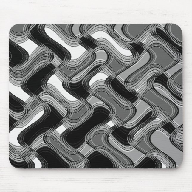 Mercury & Sable Mousepad pelo artista C.L. Brown (Frente)