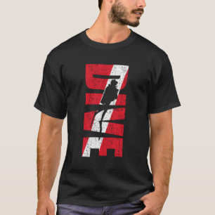 Mergulhar Bandeja T-Shirt Shadow Natação Scuba