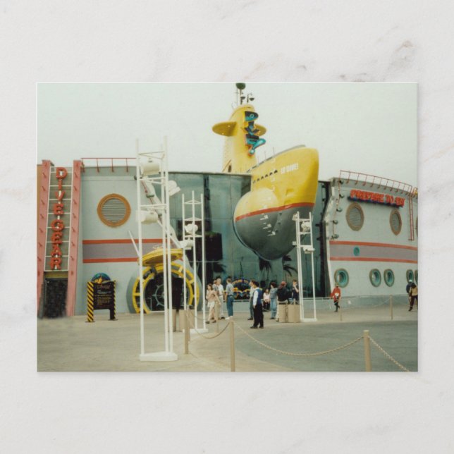 Mergulhe! Cartões postais do restaurante Las Vegas (Frente)